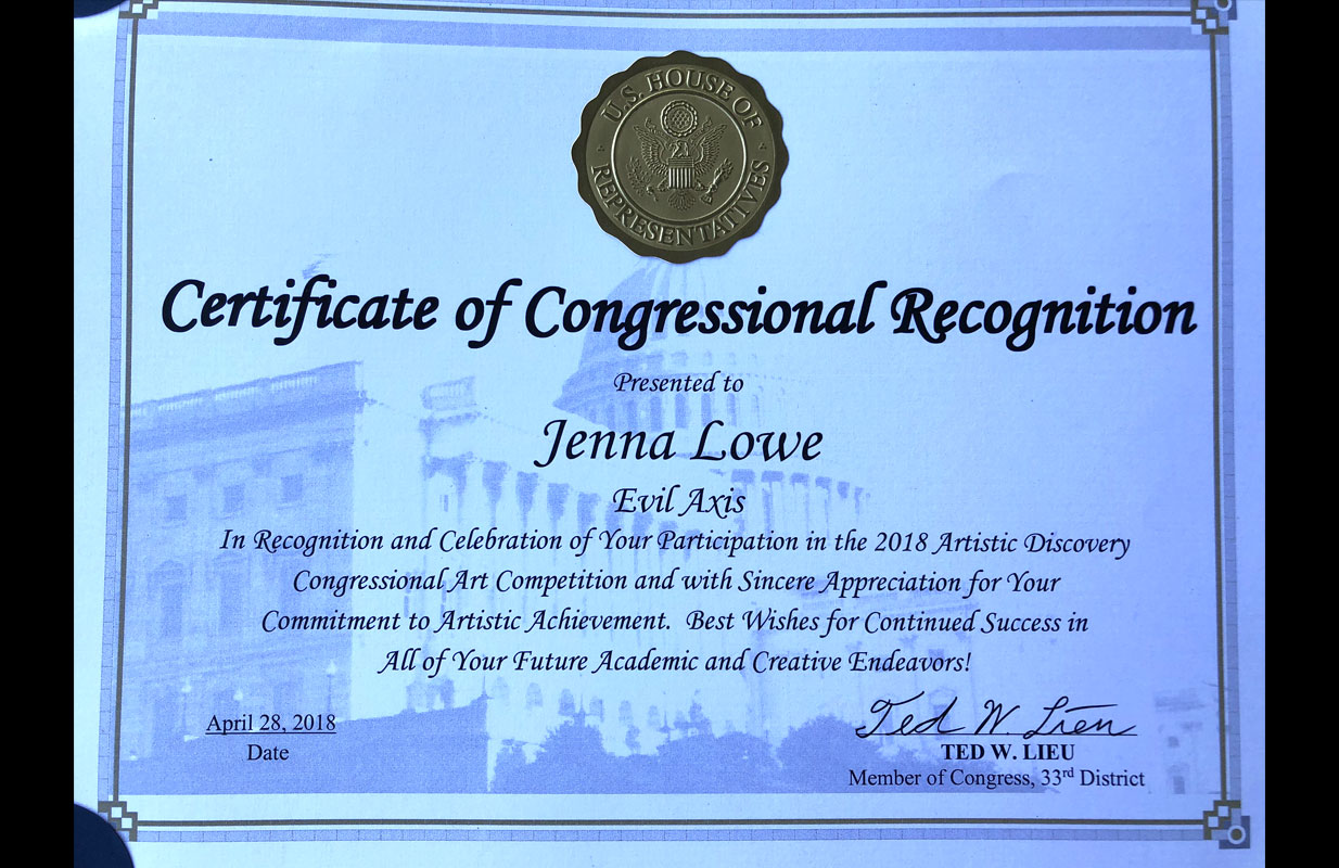 Congressional Recognition Award