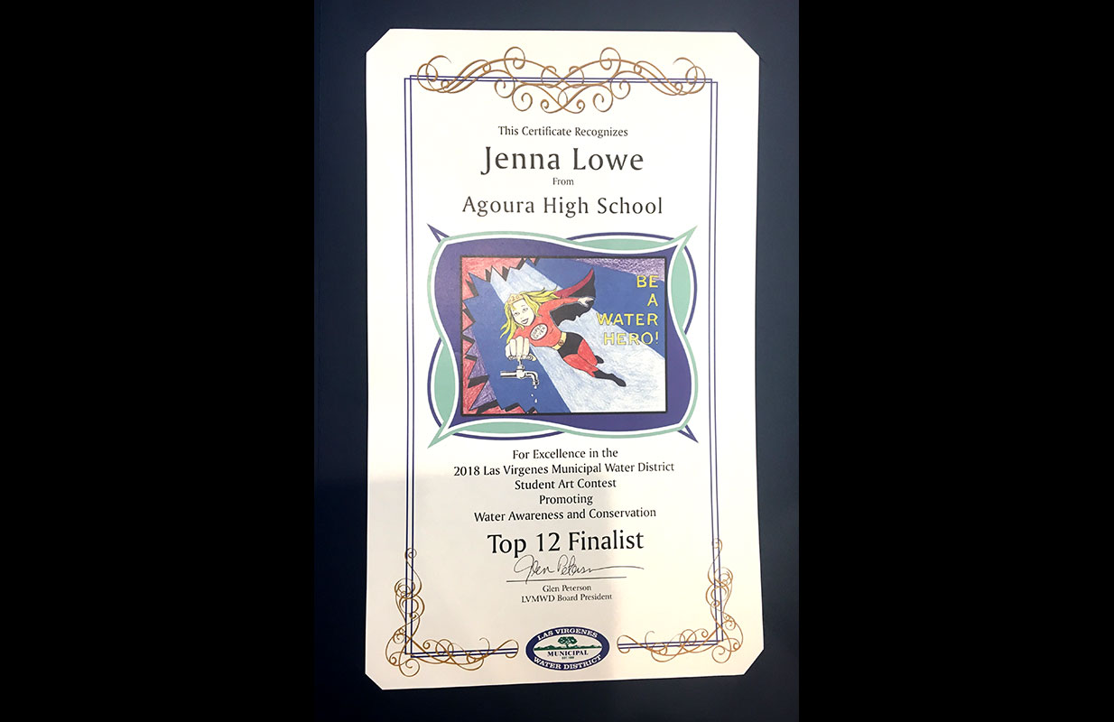 Las Virgenes Municipal Water District Award